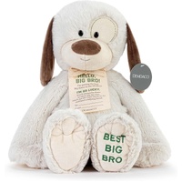 Demdaco - Best Big Brother Puppy Dog Bear Plush Soft Toy 40cm