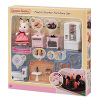 Sylvanian Families Playful Starter Furniture Set Chocolate Rabbit Mother 5449
