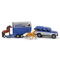 Breyer Horses Farms Land Rover Tag a Long Trailer Stablemates 1:32 Scale 59216