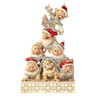 Disney Traditions by Jim Shore - White Woodland 7 Dwarfs - Snow White Figurine 20.3cm