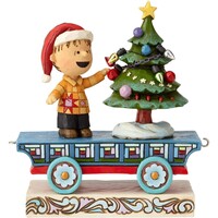 Peanuts by Jim Shore - Linus Christmas Train Car Carriage Figurine 12cm