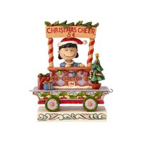 Peanuts by Jim Shore - Lucy Christmas Train Car Figurine 13.8cm