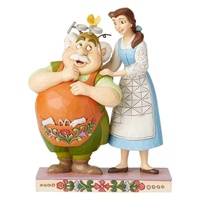 Disney Traditions by Jim Shore - Belle & Maurice - Beauty & the Beast Figurine 22cm