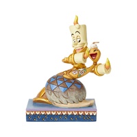 Disney Traditions by Jim Shore - Lumiere & Feather Duster - Beauty & the Beast Figurine 15cm