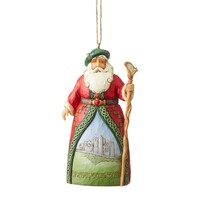 Heartwood Creek by Jim Shore Santas Around The World - Irish Santa Hanging Ornament