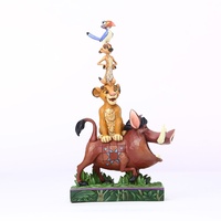 Disney Traditions by Jim Shore - Stacked Timon, Pumbaa, Simba - Lion King Figurine 20cm