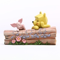 Disney Traditions by Jim Shore - Piglet & Pooh - Winnie the Pooh Figurine 10cm
