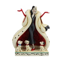 Disney Traditions by Jim Shore  - The Cute and the Cruel - 101 Dalmatians Figurine 21cm