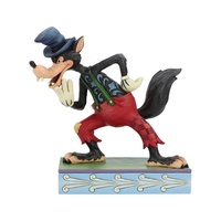 Disney Traditions by Jim Shore - The Big Bad Wolf  - Three Little Pigs Figurine 16cm