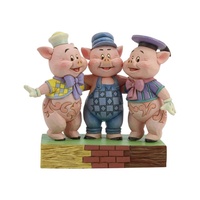 Disney Traditions by Jim Shore -  Three Little Pigs Figurine 12cm