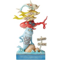 Dr Seuss Jim Shore One Fish Two Fish Red Fish Blue Fish Figurine