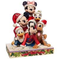 Disney Traditions by Jim Shore - Christmas Mickey & Friends Figurine 15cm