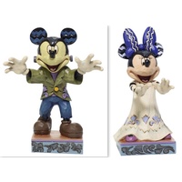 Disney Traditions by Jim Shore  -Halloween Mickey & Minnie (2 pc) Figurine 13.5cm