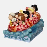 Peanuts by Jim Shore - Charlie Brown and Peanuts Gang Rafting Figurine 14cm