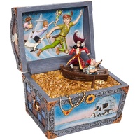 Disney Traditions by Jim Shore - Captain Hook Treasure Chest - Peter Pan Figurine 21.6cm