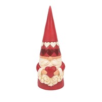 Heartwood Creek by Jim Shore Gnome - Romantic Red Love Heart Figurine 16.5cm