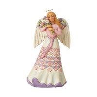 Heartwood Creek by Jim Shore - Angel Holding Flowers Love Figurine 20.3cm