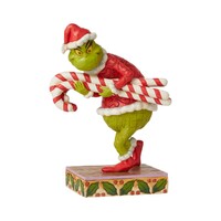 Grinch by Jim Shore - Grinch Stealing Candy Canes Figurine 19cm
