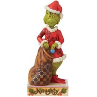 Grinch by Jim Shore - Christmas Grinch Naughty or Nice 2-Sided Figurine 21cm