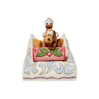 Disney Traditions by Jim Shore - Pluto & Donald Duck - Mickey & Friends Figurine 11.5cm