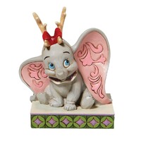 Disney Traditions by Jim Shore - Santa's Helper - Dumbo Personality Pose Figurine 10cm