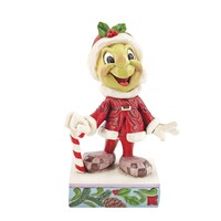 Disney Traditions by Jim Shore - Jiminy Cricket Santa - Pinocchio Personality Pose Figurine 11.4cm