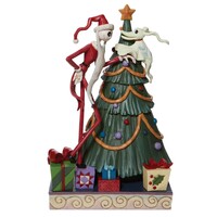 Disney Traditions by Jim Shore - Decking the Halls Glow - Nightmare Before Christmas Figurine 24.5cm