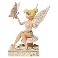 Disney Traditions by Jim Shore - White Woodland Tinkerbell - Peter Pan Figurine 15cm