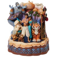 Disney Traditions by Jim Shore  - Carved By Heart - Aladdin Figurine 19.5cm