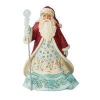 Heartwood Creek by Jim Shore Santa with Snowflakes Figurine 26cm