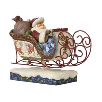 Heartwood Creek by Jim Shore Victorian Santa in Sleigh Figurine 18.4cm