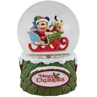 Disney Traditions by Jim Shore - Mickey and Pluto Musical Wind Up Waterball