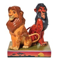 Disney Traditions by Jim Shore - Simba & Scar - Lion King Figurine 16.5cm