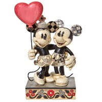 Disney Traditions by Jim Shore - Mickey and Minnie Heart Figurine 18.4cm