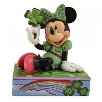 Disney Traditions by Jim Shore - Shamrock Minnie Mouse Personality Pose Figurine 8.25cm