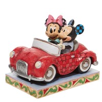 Disney Traditions by Jim Shore - Mickey & Minnie Red Car Cruising Figurine 13.5cm