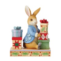 Beatrix Potter by Jim Shore - Peter Rabbit with Presents Figurine 13cm