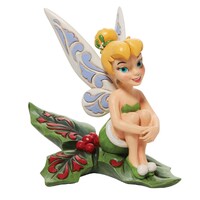 Disney Traditions by Jim Shore - Holly Tinkerbell - Peter Pan Figurine 12.5cm