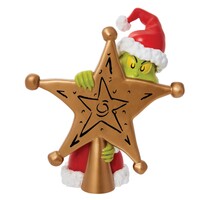 Department 56 Dr Seuss Grinch - Christmas Tree Topper Figurine 21.5cm