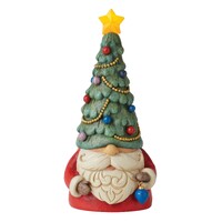Heartwood Creek by Jim Shore - Gnome Christmas Tree with Light up Star Figurine 23.5cm
