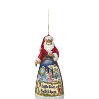 Heartwood Creek by Jim Shore - Santa Little Town of Bethlehem - Hanging Ornament 11.5cm