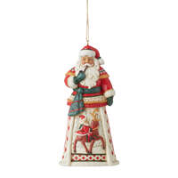 Heartwood Creek by Jim Shore - Lapland Santa Christmas - Hanging Ornament 11.5cm