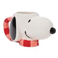 Department 56 Peanuts - Snoopy Wearing Scarf Sculpted Mug 