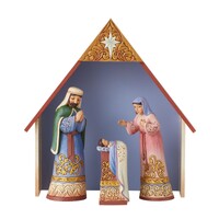 Heartwood Creek by Jim Shore - Nativity Blessings from Bethlehem 4pc Set 23cm