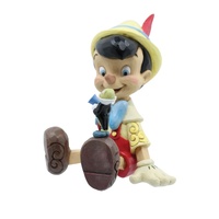 Disney Traditions by Jim Shore - Pinocchio & Jiminy Cricket Sitting
