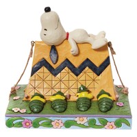 Peanuts by Jim Shore - Snoopy & Woodstock Camping Figurine 15.3cm