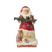 Heartwood Creek by Jim Shore - Deluxe Santa with Animals Collector's Edition Figurine 46cm 