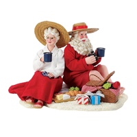 Department 56 Possible Dreams Christmas Santa and Mrs Claus Having a Picnic