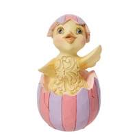 Heartwood Creek by Jim Shore - Easter Chick In Egg Mini Figurine 9.2cm