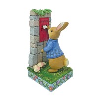 Beatrix Potter by Jim Shore - Peter Rabbit Mailing Letters Figurine 15.3cm
